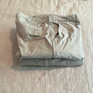 Two Pair Carhartt Work Chinos 36x34